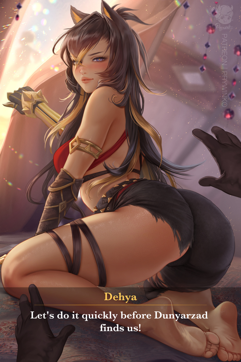 This is a pixiv picture whose title is Dehya ディシア.