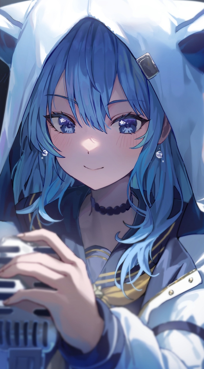 This is a pixiv picture whose title is Hoshimachi Suisei.