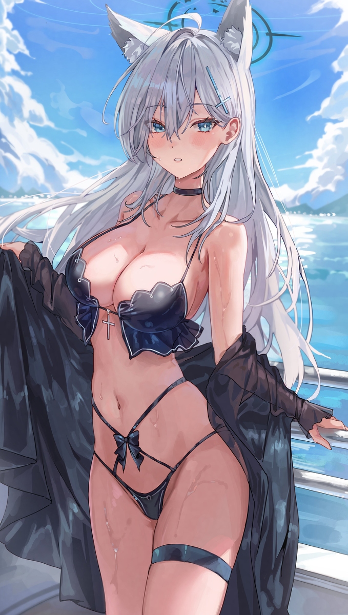 This is a pixiv picture whose title is シロコ.