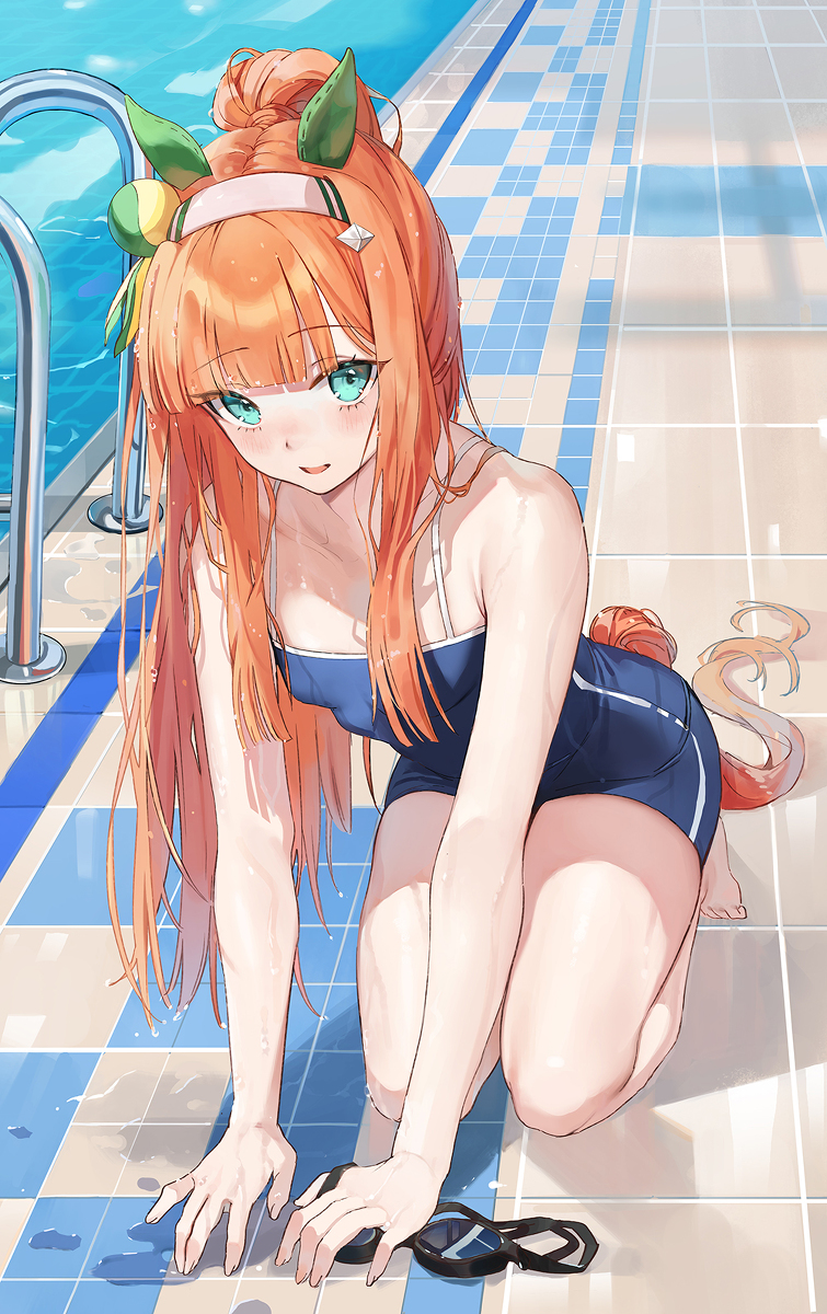 This is a pixiv picture whose title is 水着スズカ.