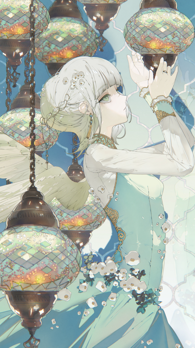 This is a pixiv picture whose title is Turkish Lamp Loved by Angel.