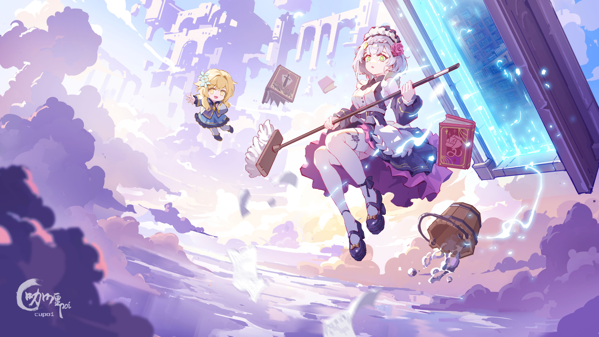 This is a pixiv picture whose title is 诺埃尔生贺.