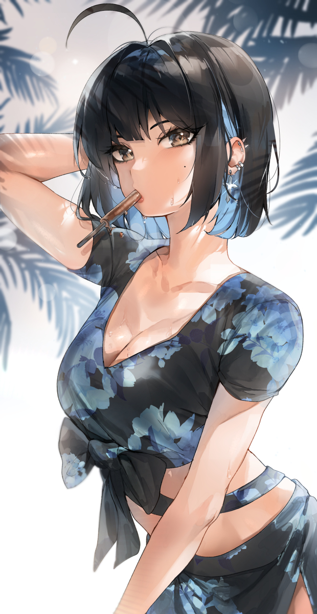 This is a pixiv picture whose title is Hot hot.
