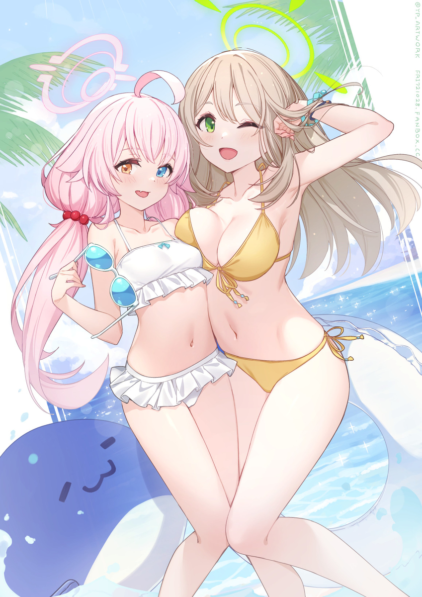 This is a pixiv picture whose title is アビドスの夏.