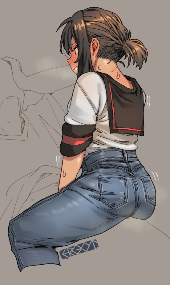This is a pixiv picture whose title is じーんず.