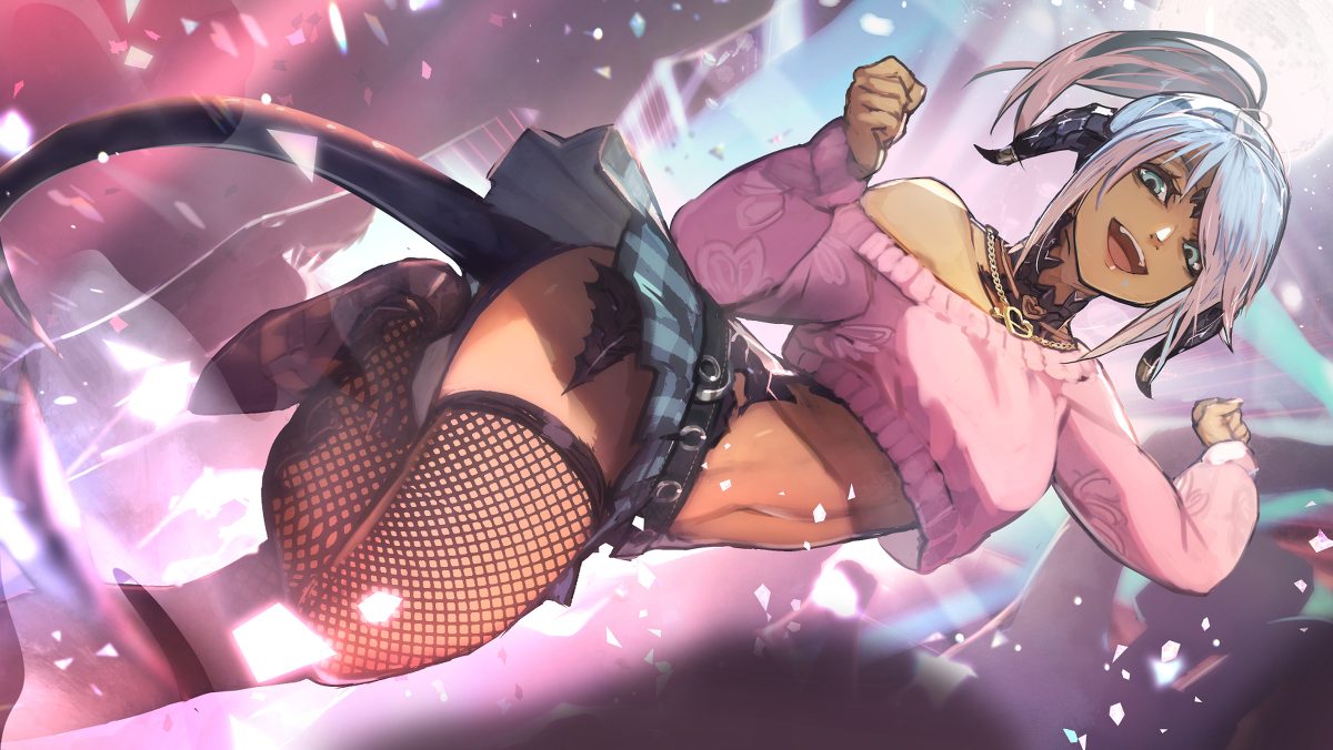 This is a pixiv picture whose title is ミッドナイトエンジェル.