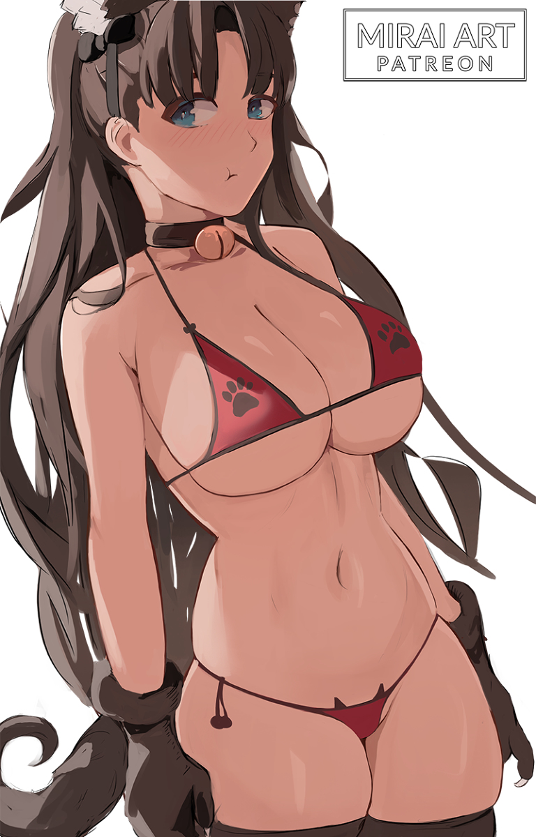 This is a pixiv picture whose title is 【Fate】遠坂凛 | Rin Tohsaka.