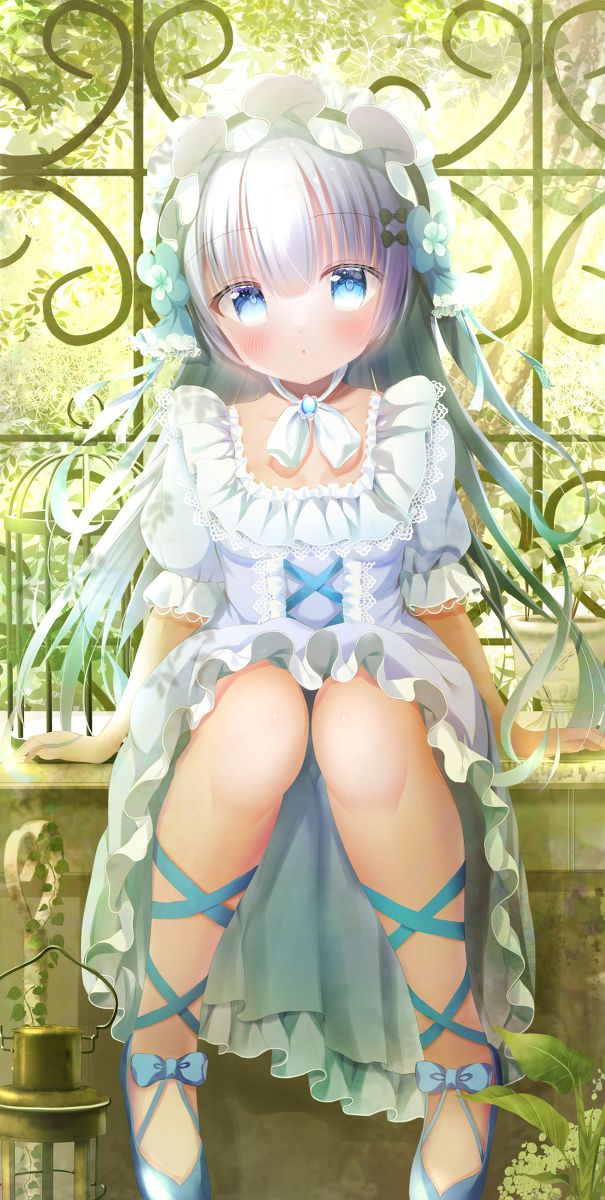 This is a pixiv picture whose title is 青みどり🐳🍃.