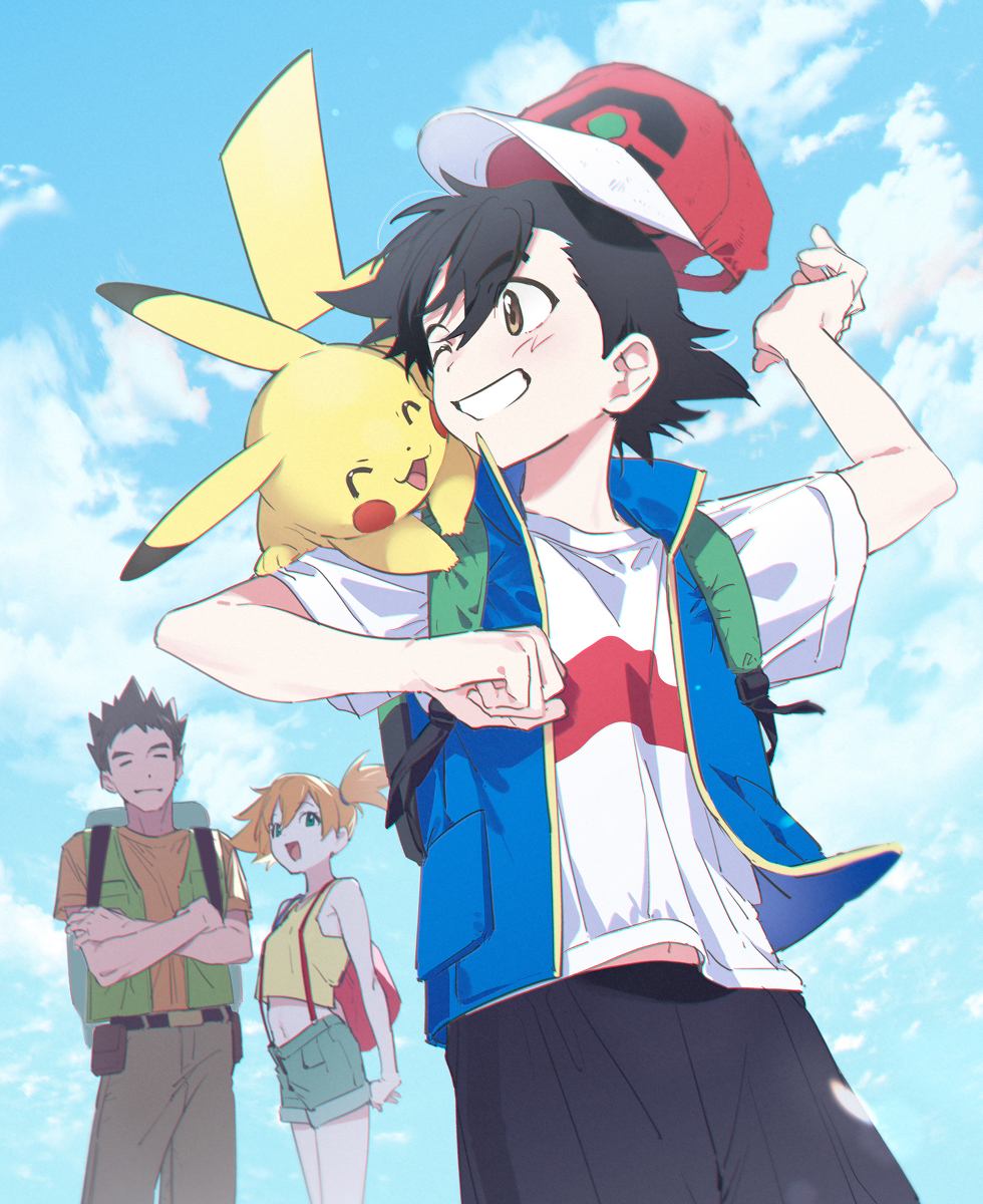 This is a pixiv picture whose title is あにぽけ.