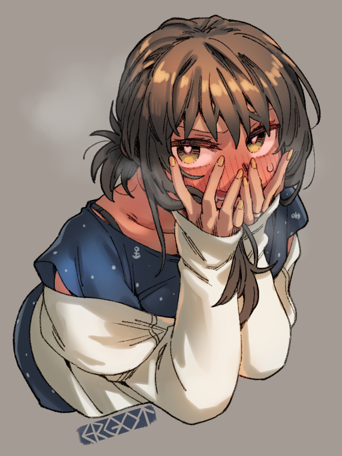 This is a pixiv picture whose title is 「ふぅへ？今ここでですか！？」.