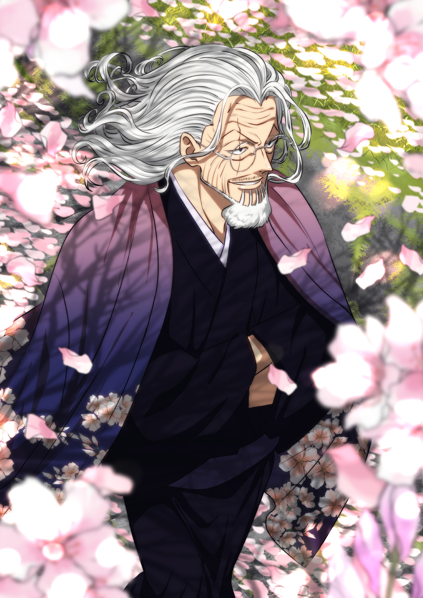 This is a pixiv picture whose title is 桜とレイさん.