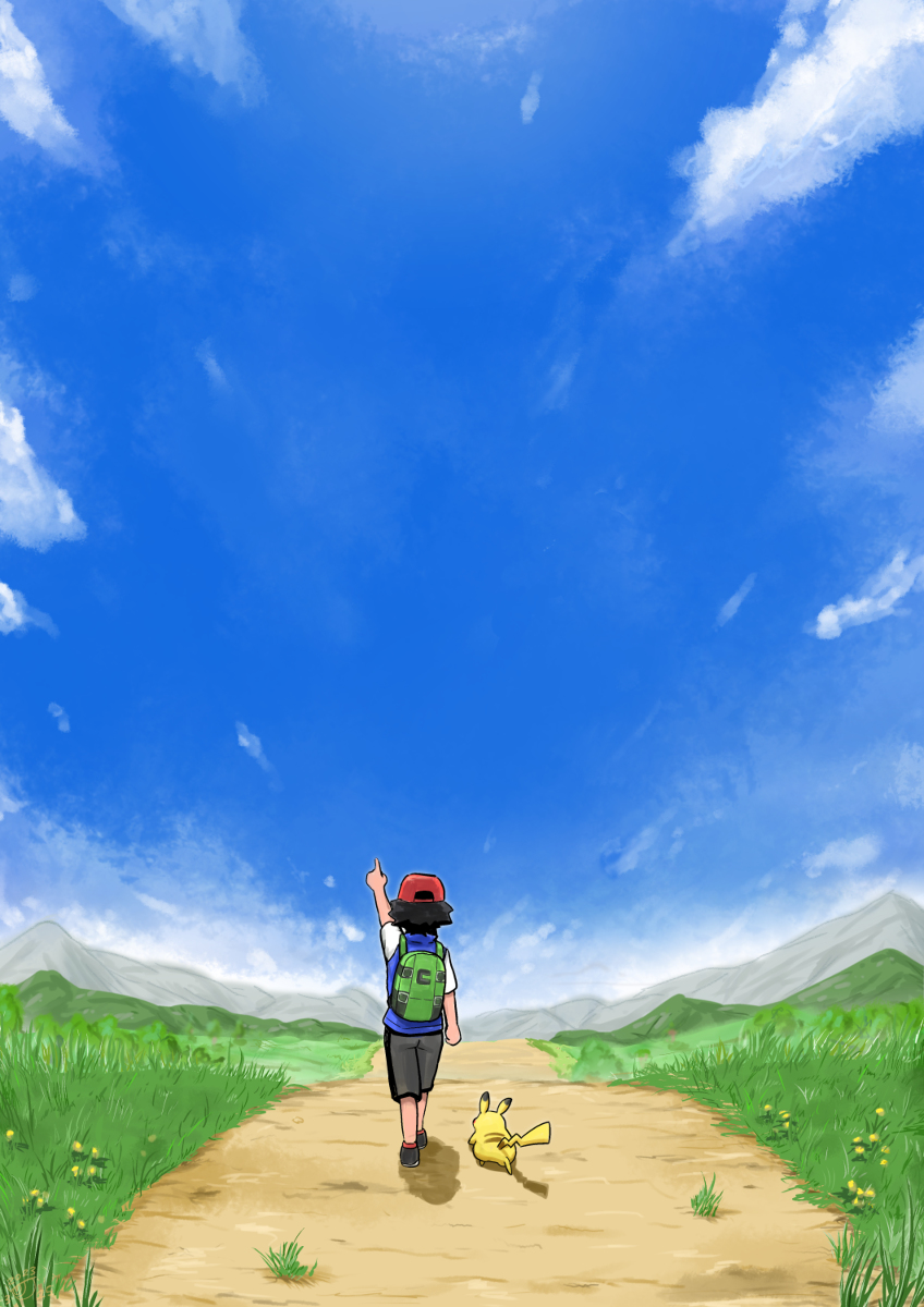 This is a pixiv picture whose title is 永遠の旅人.