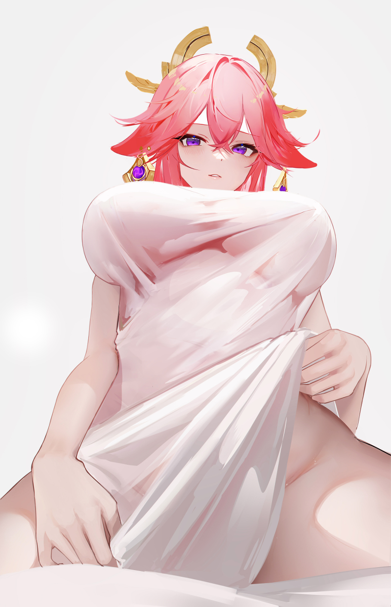 This is a pixiv picture whose title is 神子.
