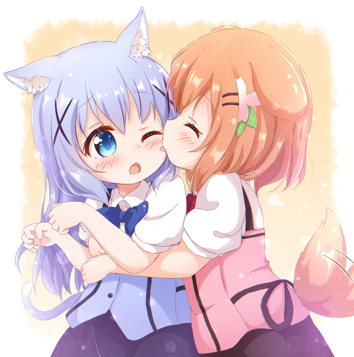 This is a pixiv picture whose title is にゃっ？！.