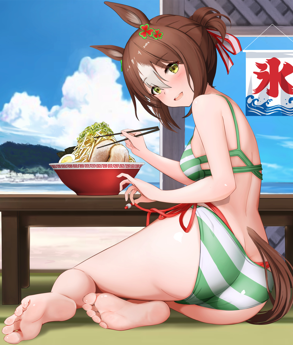 This is a pixiv picture whose title is 海らーめん.