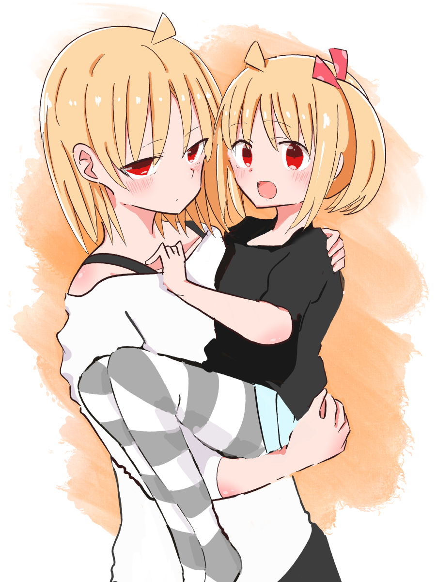 This is a pixiv picture whose title is 伊地知姉妹👭.