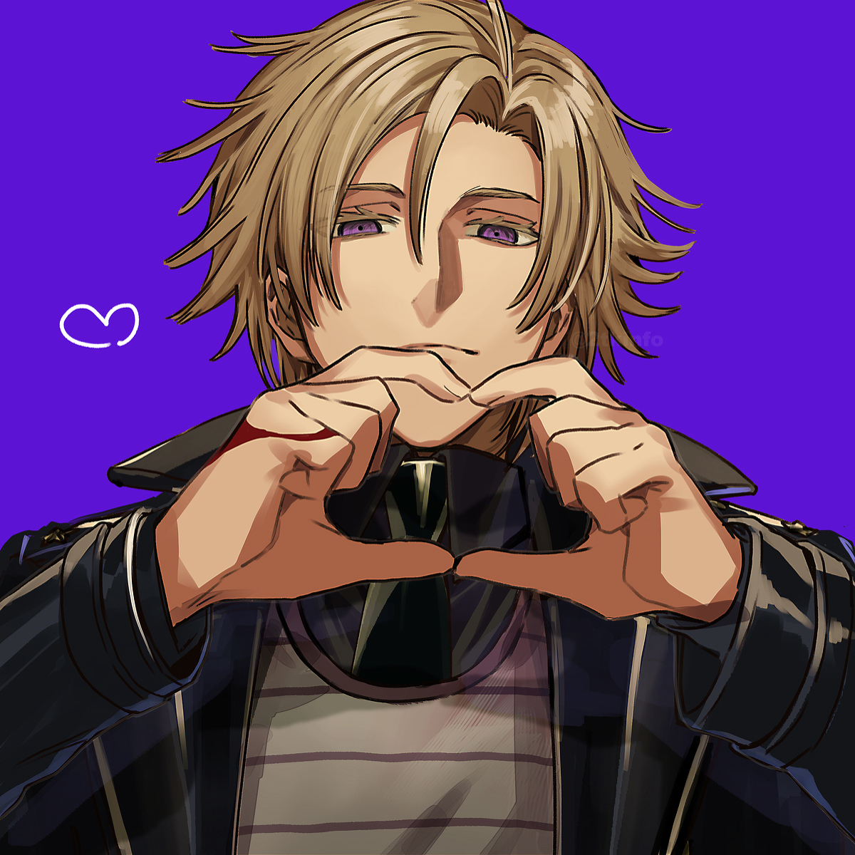 This is a pixiv picture whose title is 💜.