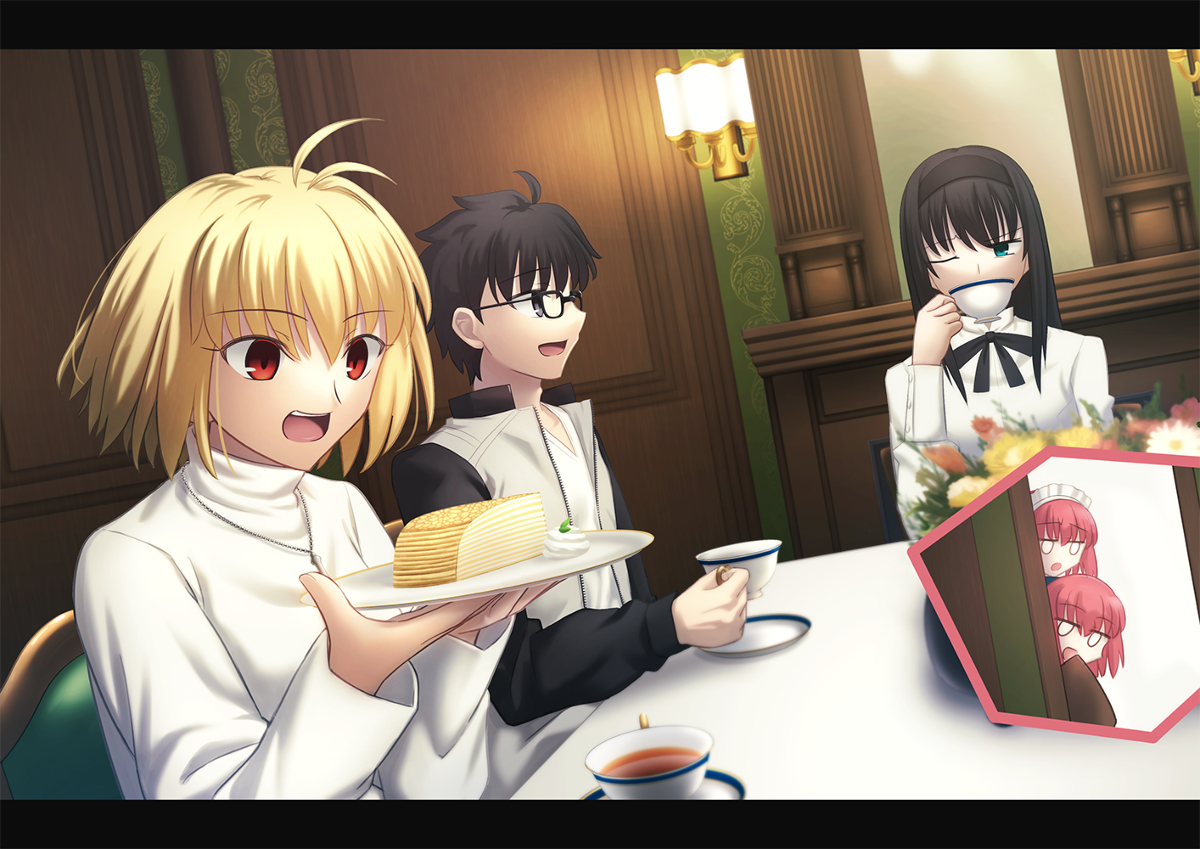 This is a pixiv picture whose title is 遠野家ワクワクお食事会.