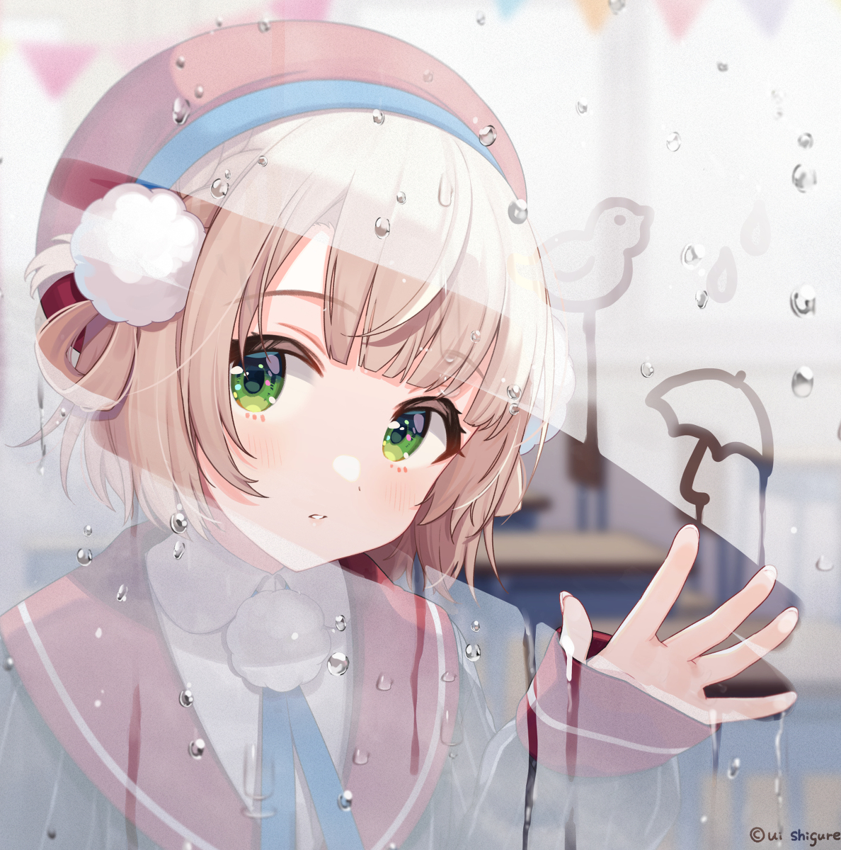 This is a pixiv picture whose title is まだ雨はやまない.