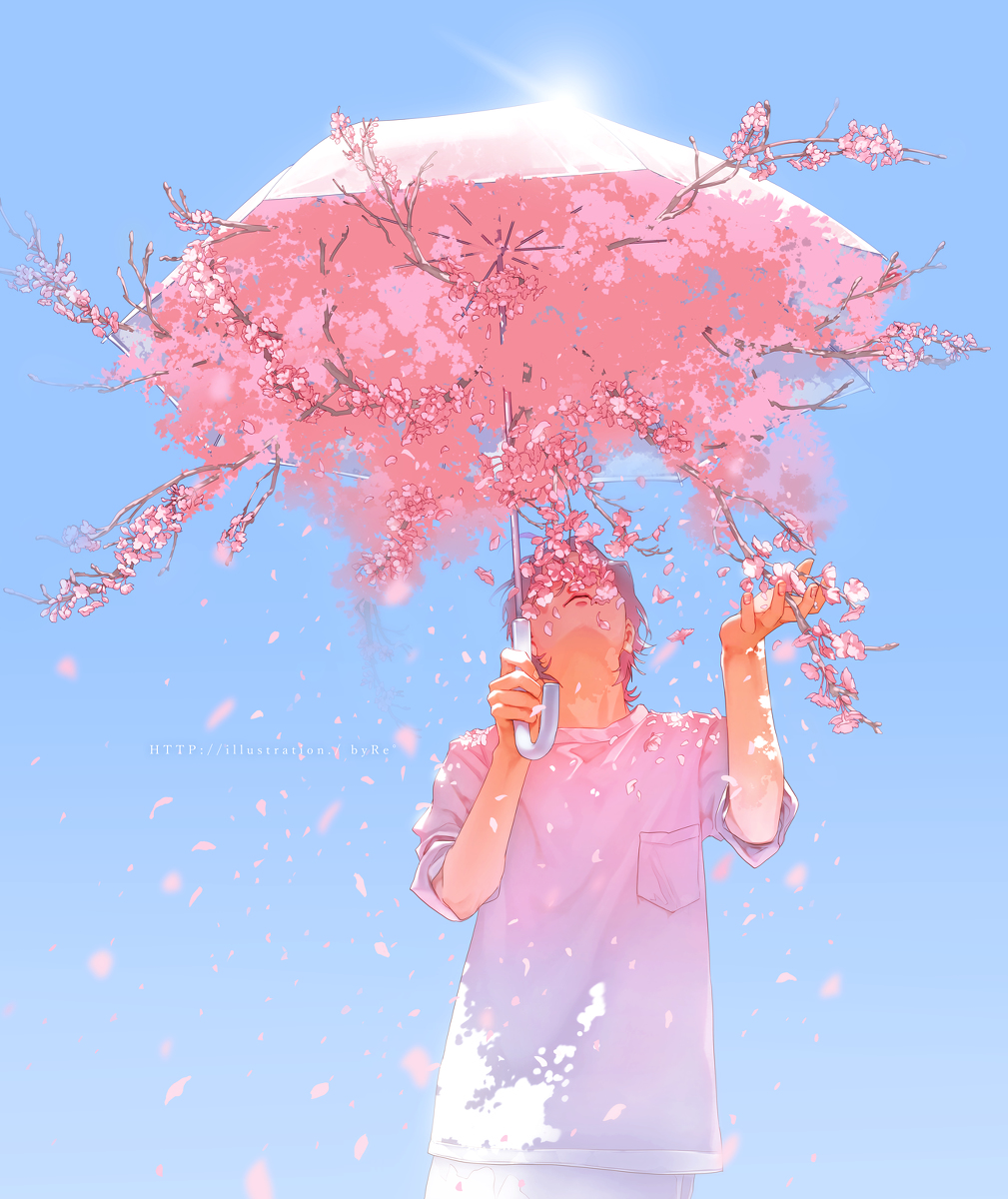 This is a pixiv picture whose title is 所により雨.