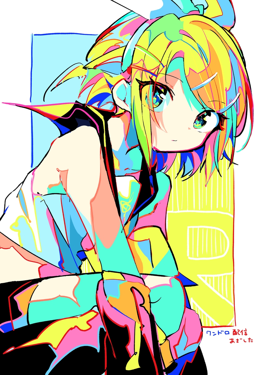 This is a pixiv picture whose title is リン.