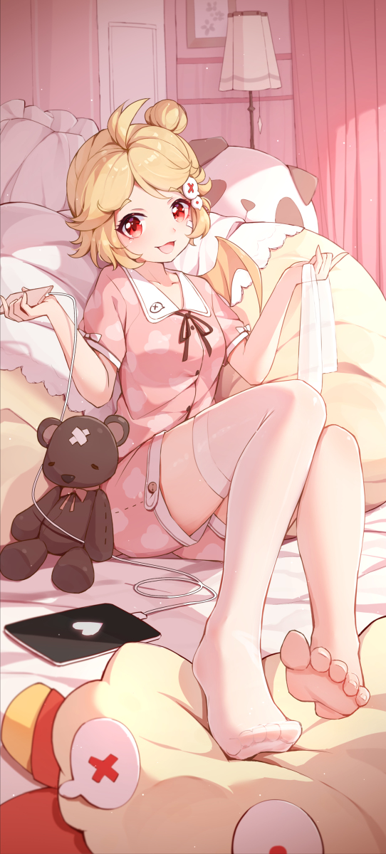 This is a pixiv picture whose title is 魂器学院联动小爆妹皮肤.
