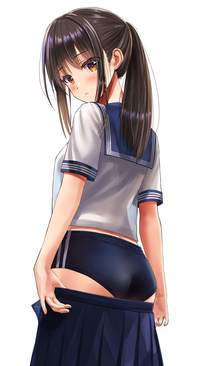 This is a pixiv picture whose title is お着替え中.