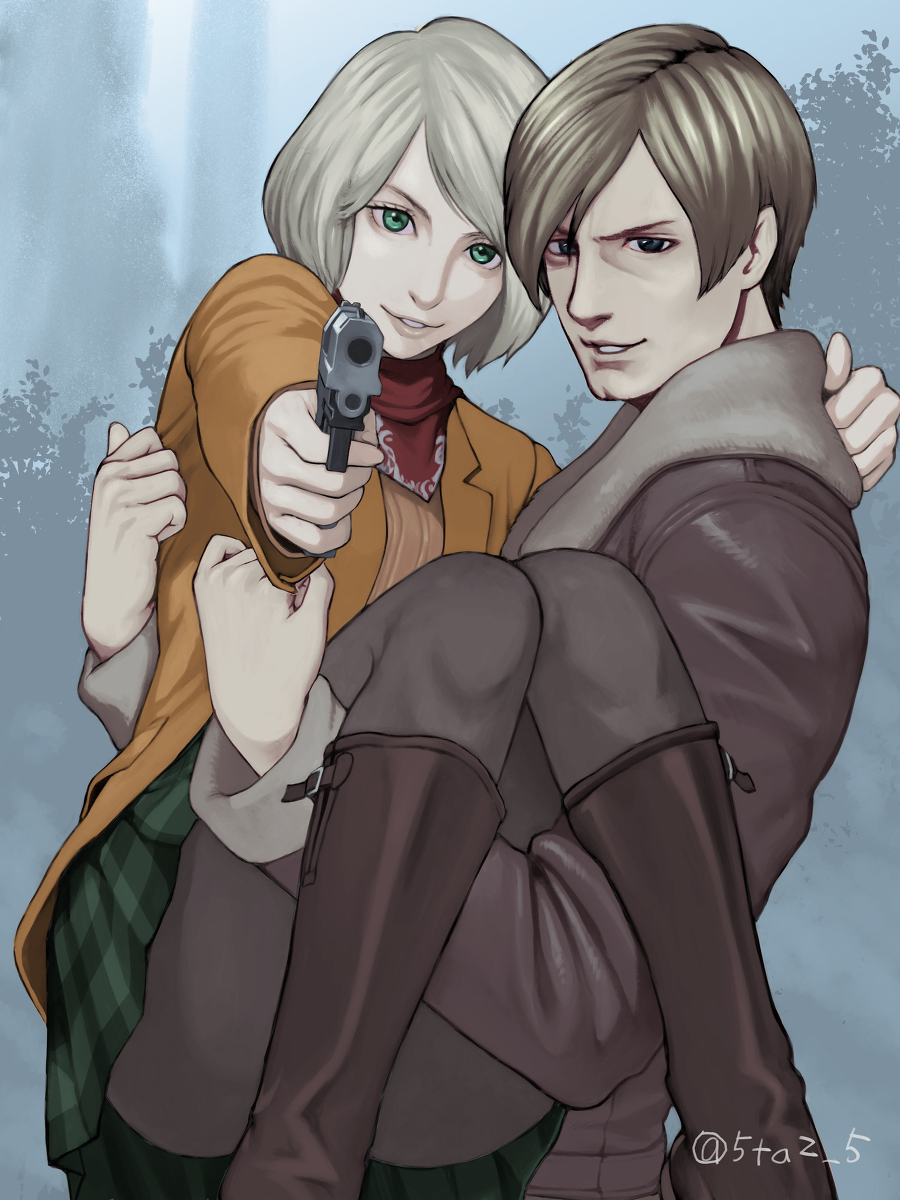 This is a pixiv picture whose title is RE4.