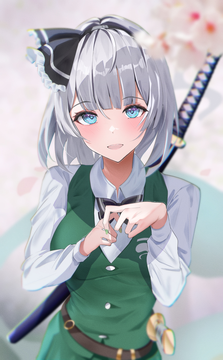 This is a pixiv picture whose title is youmu.