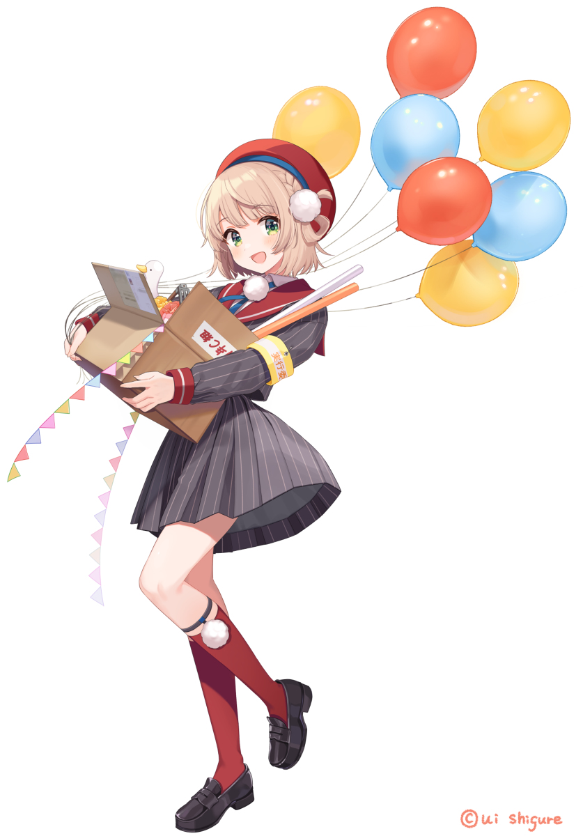 This is a pixiv picture whose title is 雨上がりの文化祭.