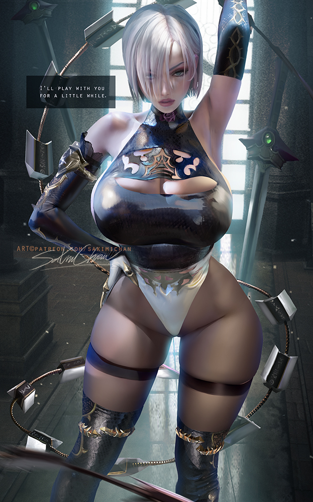 This is a pixiv picture whose title is アイヴィIvy 2B 艾薇2B.