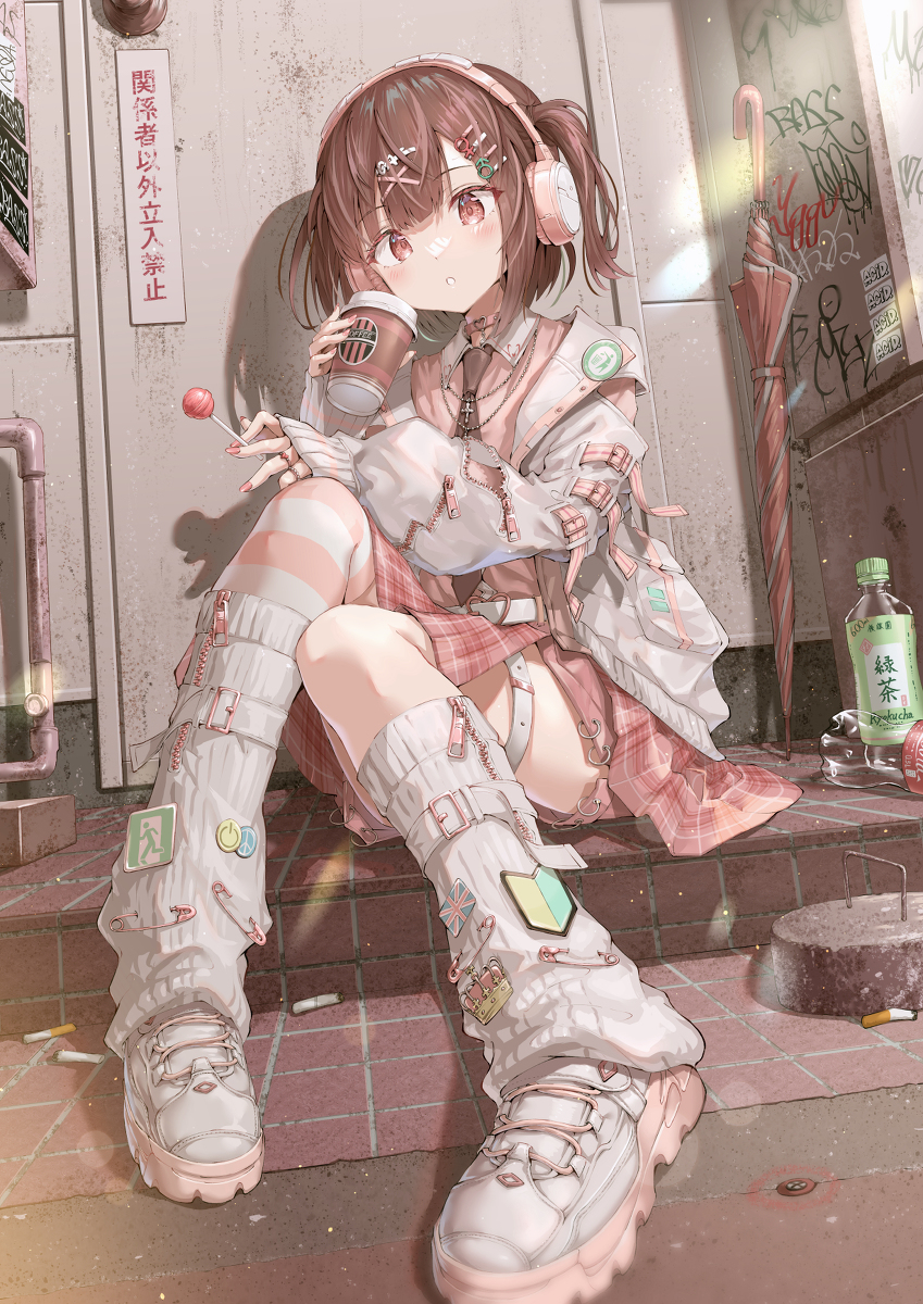 This is a pixiv picture whose title is city girl.