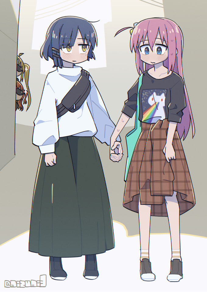 This is a pixiv picture whose title is 山田リョウと後藤ひとり.