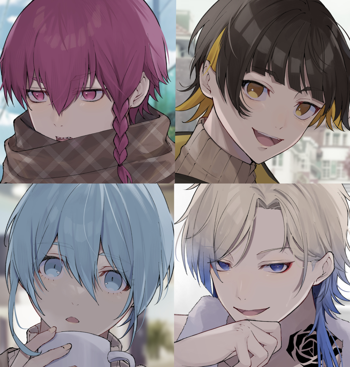 This is a pixiv picture whose title is ブルログ.