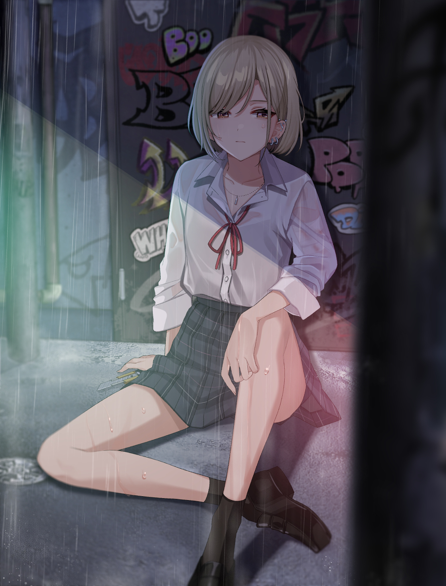 This is a pixiv picture whose title is 後悔.