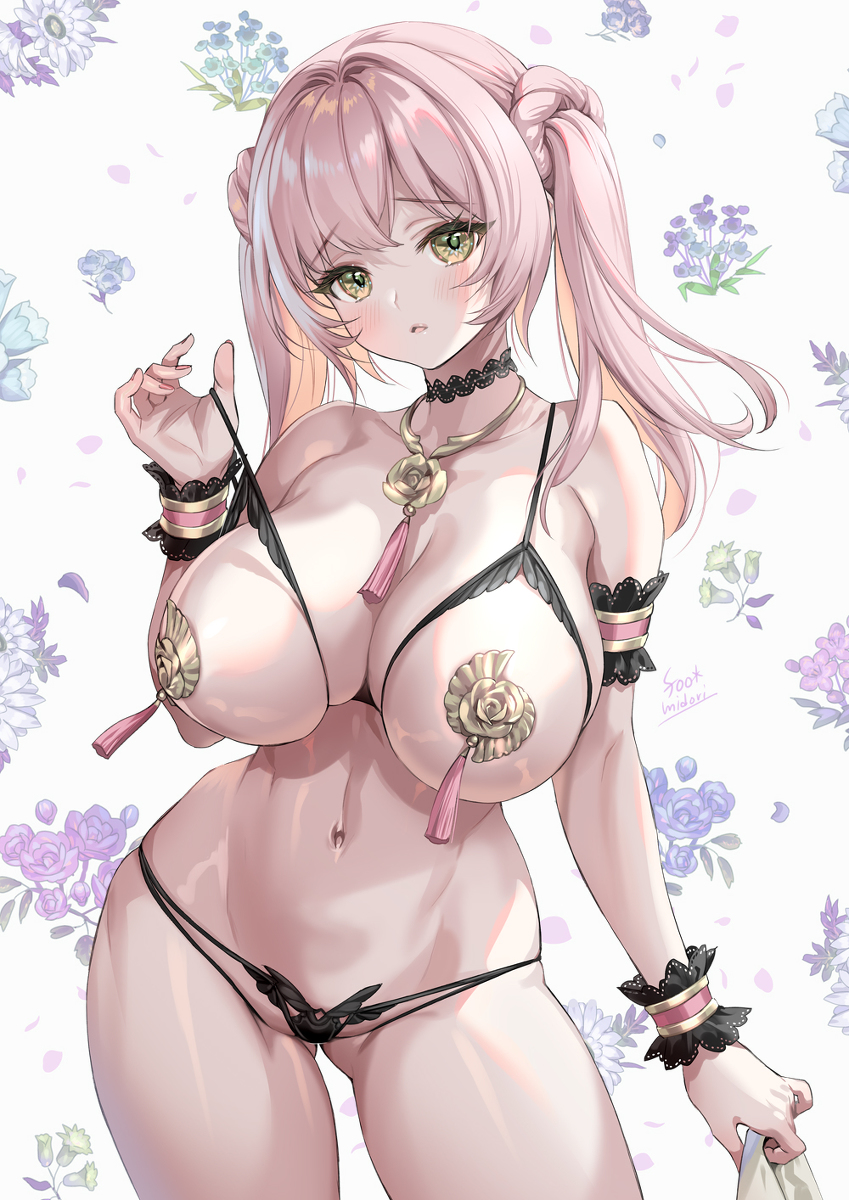 This is a pixiv picture whose title is 「誰のために着たと思ってんのよ……」.