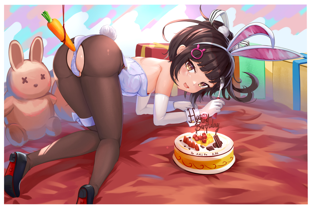 This is a pixiv picture whose title is Happy Birthday to AkiFn!.