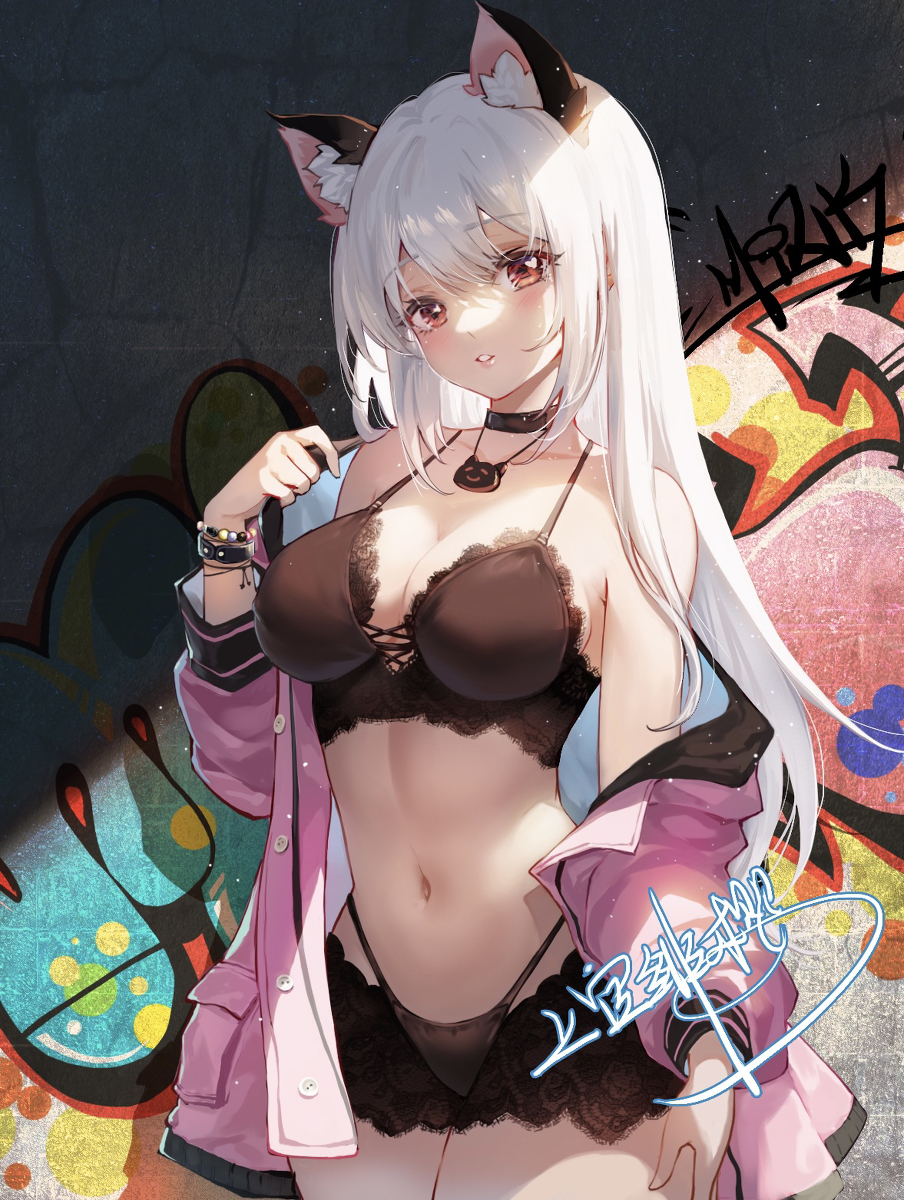 This is a pixiv picture whose title is Graffiti.