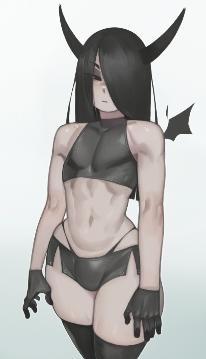 This is a pixiv picture whose title is Devil.