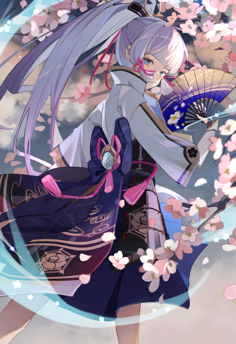 This is a pixiv picture whose title is 綾華ちゃん.