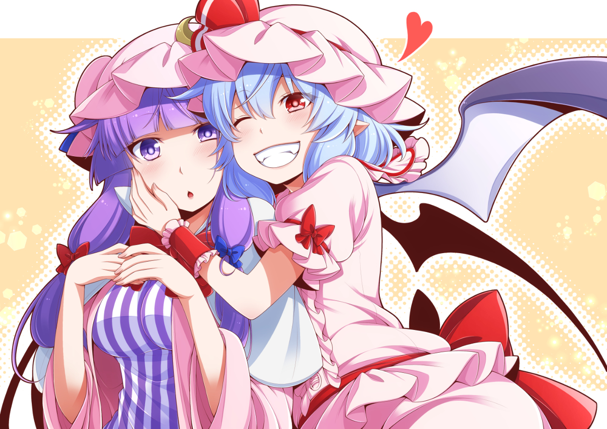 This is a pixiv picture whose title is レミパチュ.