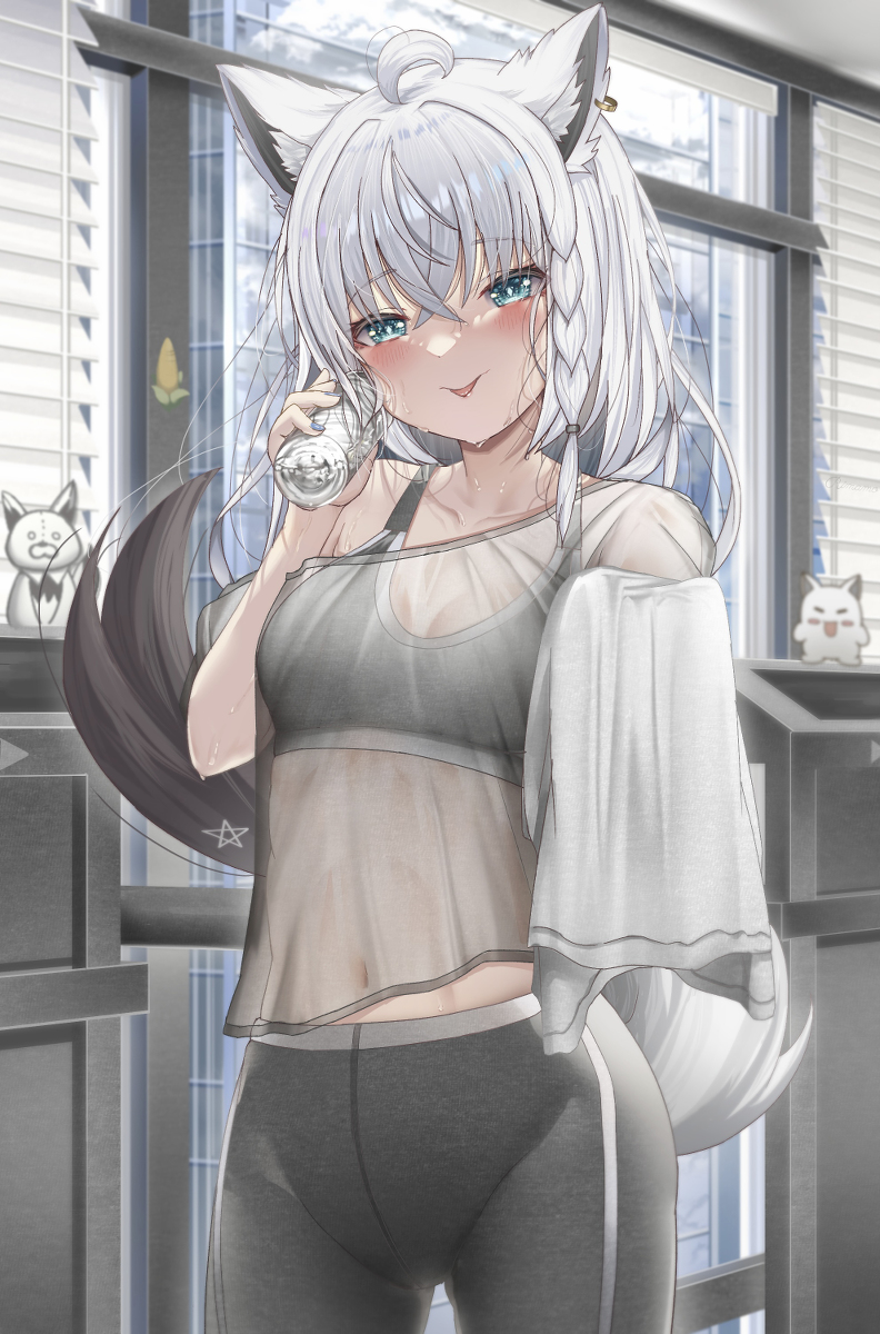 This is a pixiv picture whose title is トレーニング🦊.