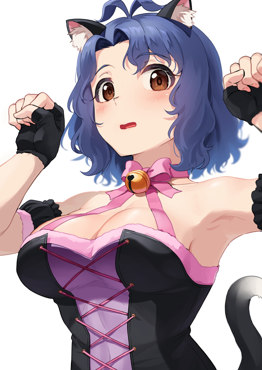This is a pixiv picture whose title is 風花にゃん.