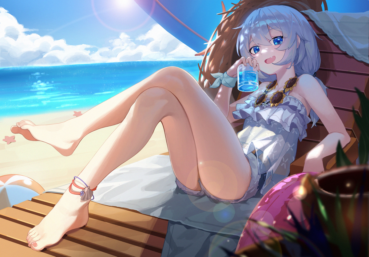 This is a pixiv picture whose title is 气泡水.