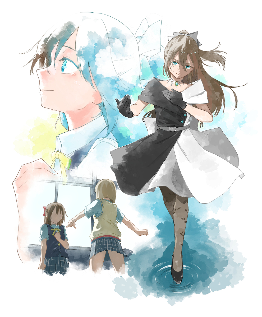 This is a pixiv picture whose title is 「桜坂しずく」の生まれた日.