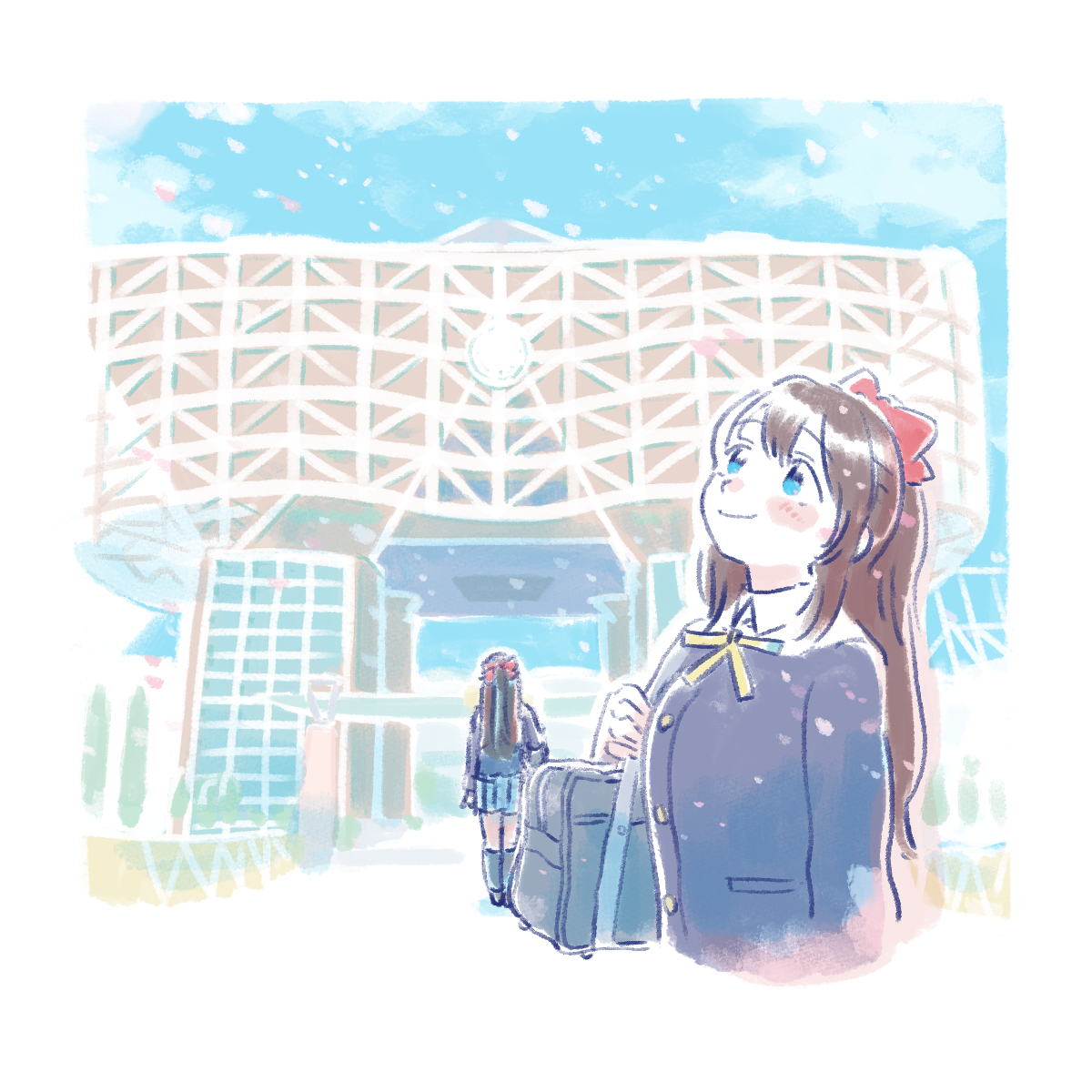 This is a pixiv picture whose title is SSの挿絵を描かせていただきました②.