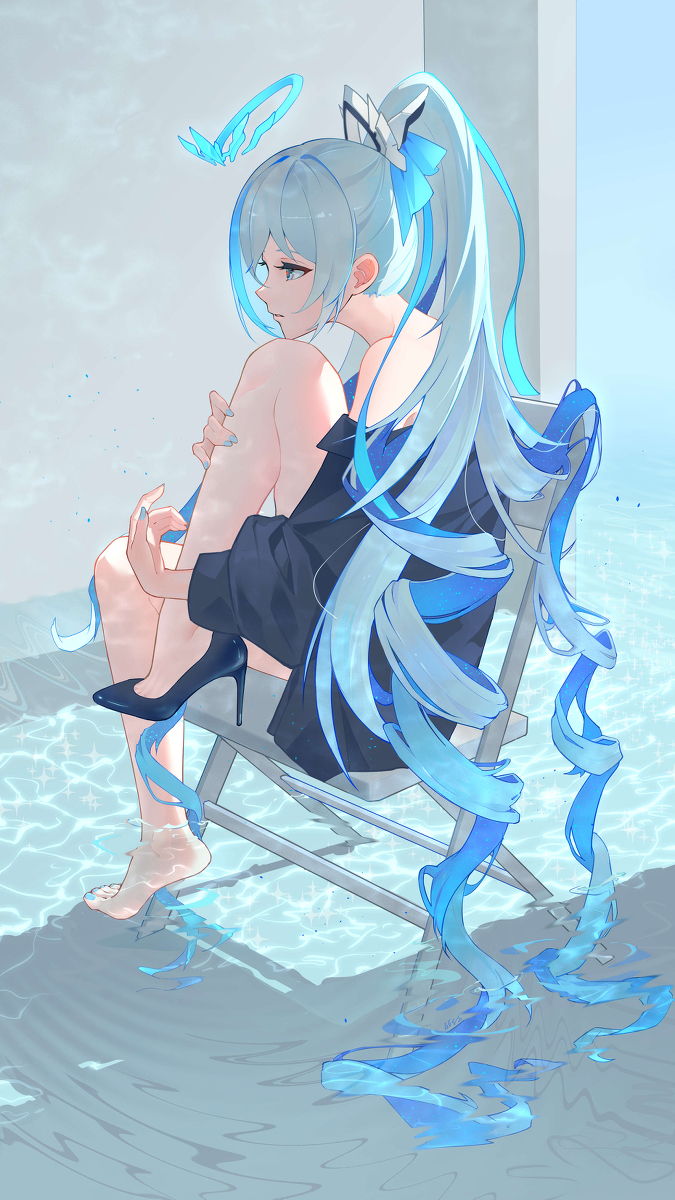 This is a pixiv picture whose title is 发呆的布洛妮娅.