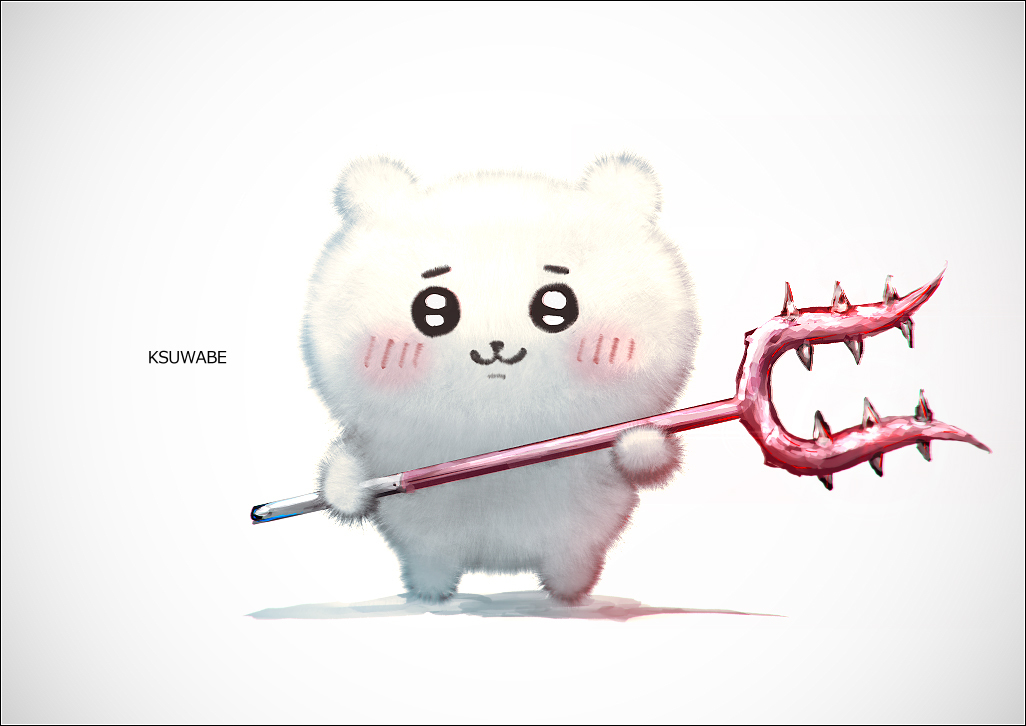 This is a pixiv picture whose title is ちいかわ.