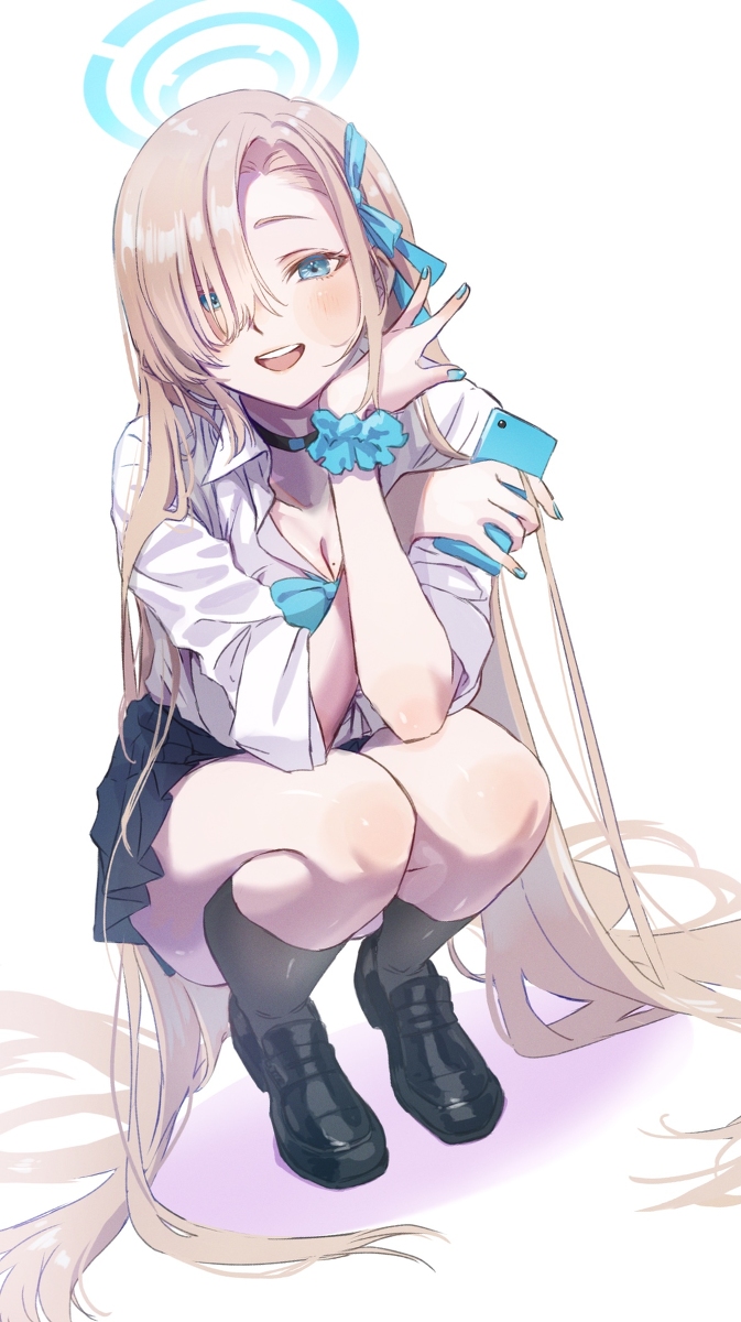 This is a pixiv picture whose title is 制服アスナ～.