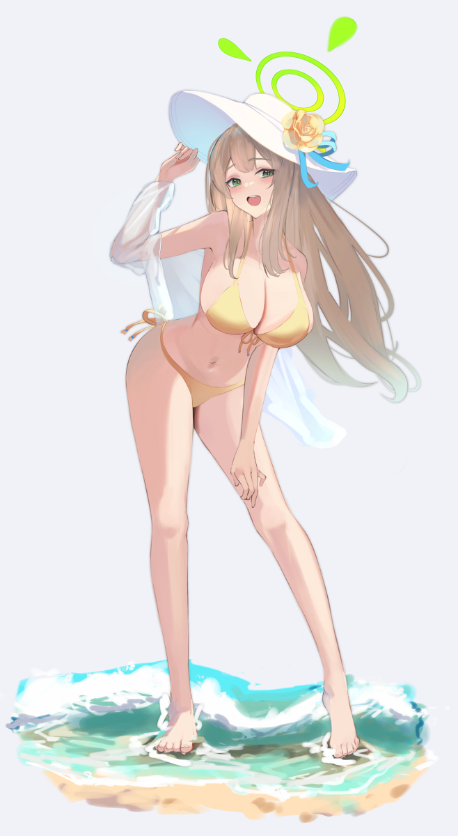 This is a pixiv picture whose title is 水着ノノミ.
